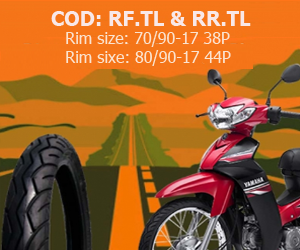 Lốp trước và sau Yamaha Siriu, Jupiter, Su.Spo (Tubeless)